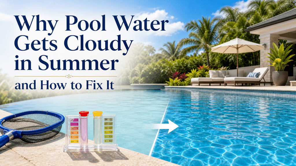 Pool Water Gets Cloudy in Summer